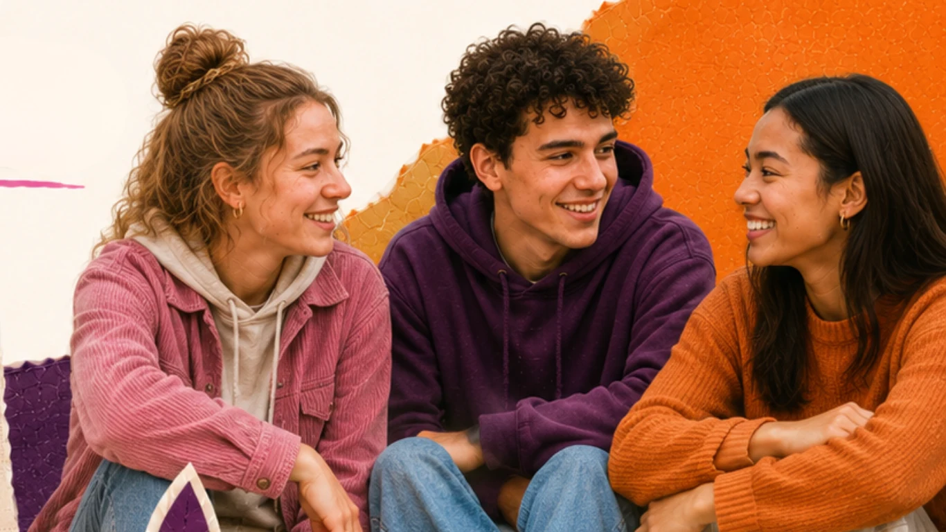 Visuel conversation entre jeunes Body Project Wallonie